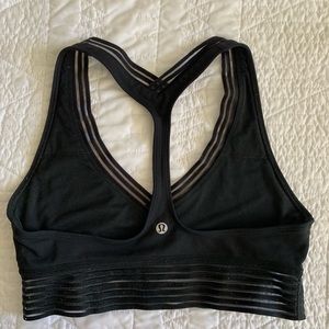 Lululemon Black Sports Bra Size 6